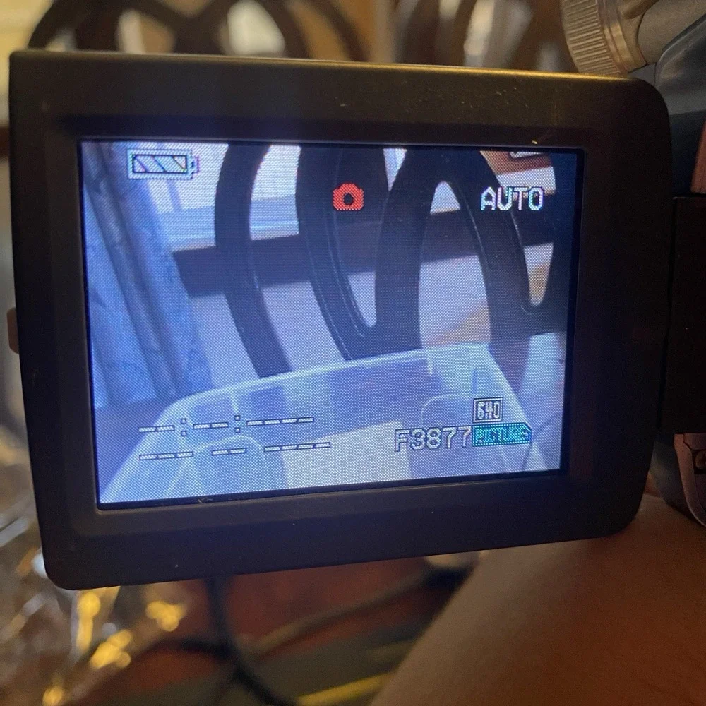 Panasonic PV-GS12 Mini DV Hybrid Camcorder No Battery/Charger- For Parts-Tested